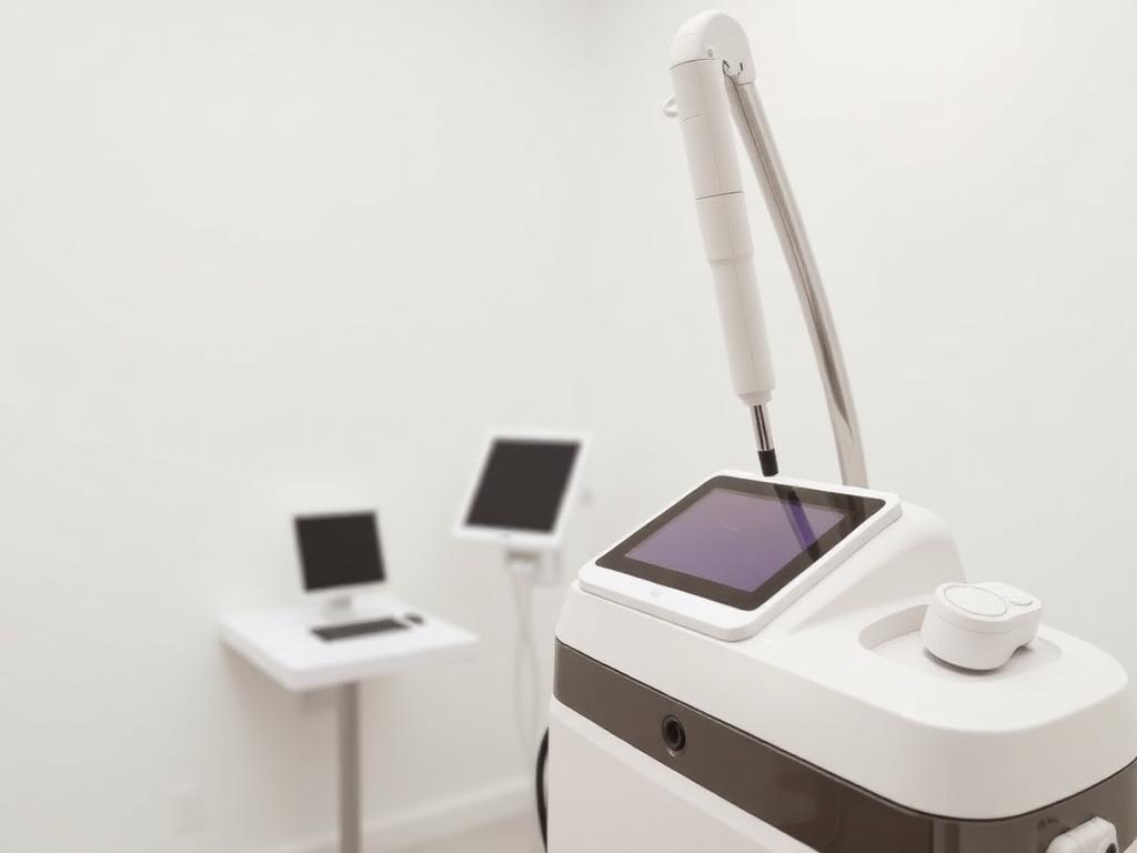 Equipo médico de aparatología en la sala de tratamiento